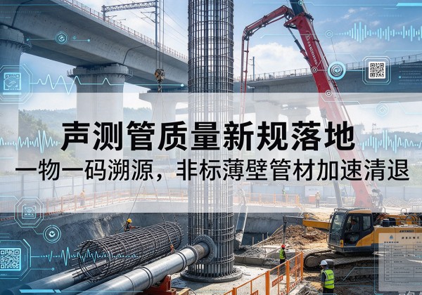 拉萨声测管质量新规落地，一物一码溯源，非标薄壁管材加速清退