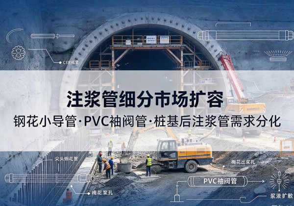 拉萨注浆管细分市场扩容，隧道钢花小导管、PVC 袖阀管、桩基后注浆管需求分化