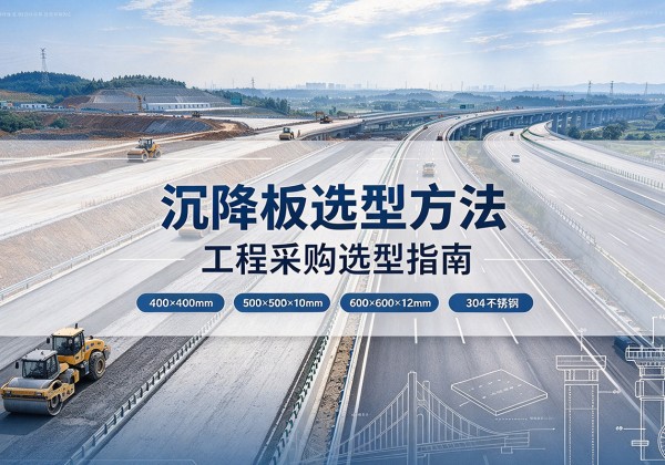拉萨沉降板选择方法